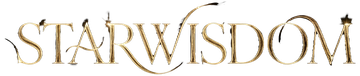 Starwisdom in flowing golden script